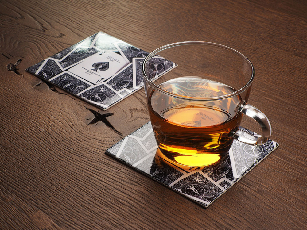 Logo trade advertising product photo of: Printed paper coaster 1838117